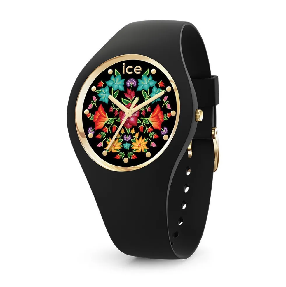 Montre Ice Watch Flower Noir