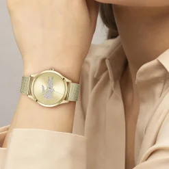 Montre Lacoste Crocodelle Doré