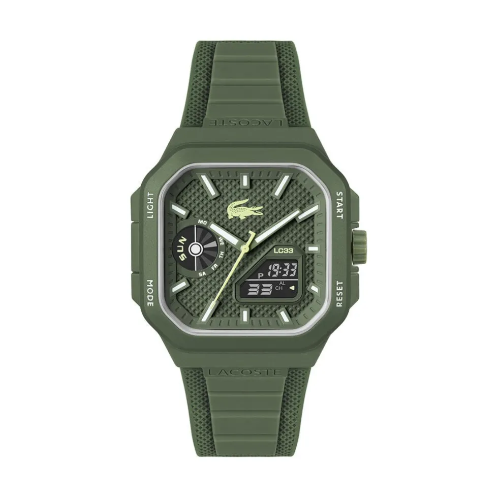 Montre Lacoste Lc33 Square Kaki