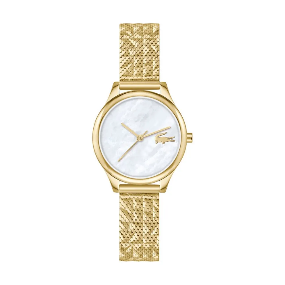 Montre Lacoste Mini Crocodelle Nacre Blanche
