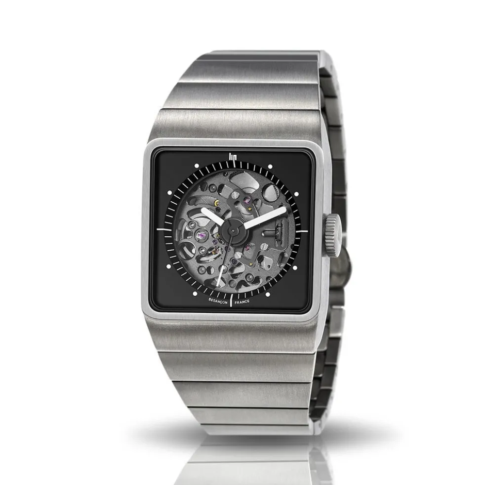 Montre Lip Big Titane Noir