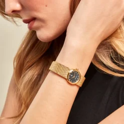 Montre Lip Henriette 22 Nacre Noire