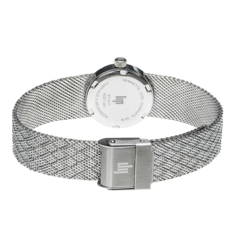 Montre Lip Henriette Diamant Nacre Noire
