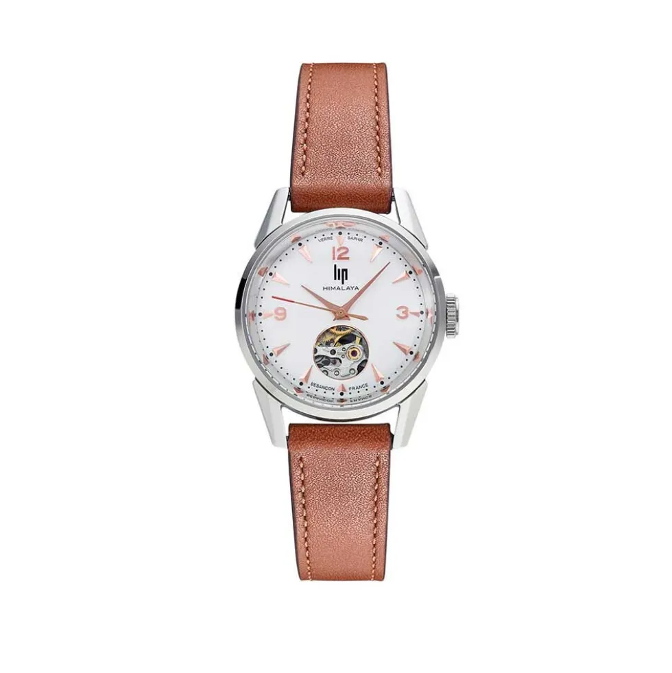 Montre Lip Himalaya Cœur Battant Argenté