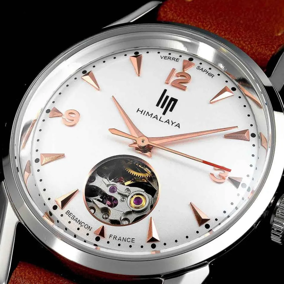 Montre Lip Himalaya Cœur Battant Argenté