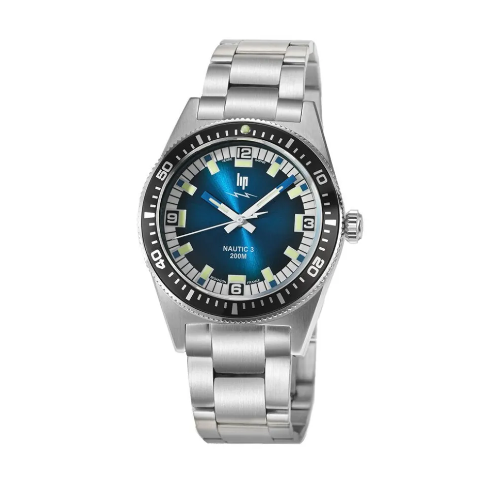 Montre Lip Nautic 3 Bleu