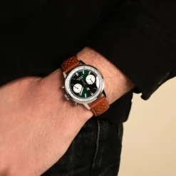 Montre Lip Rallye Meca-Quartz Vert