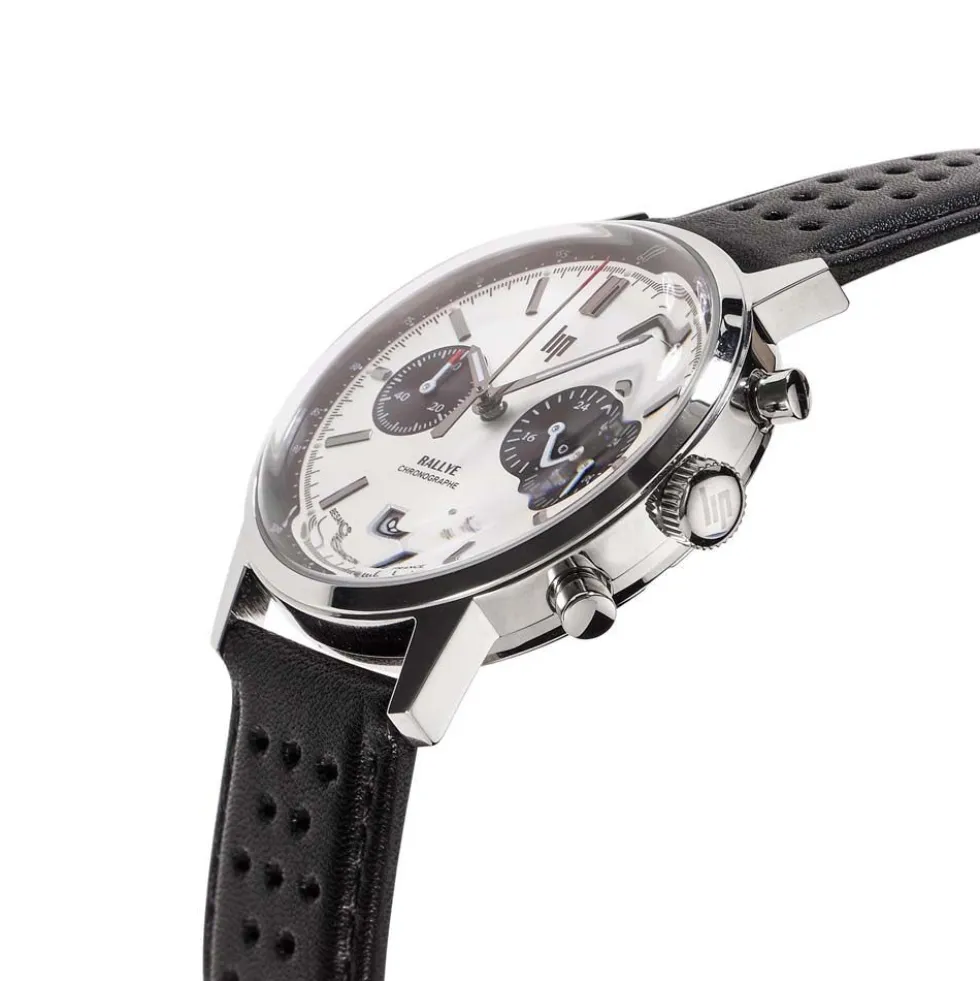 Montre Lip Rallye Meca-Quartz Argenté