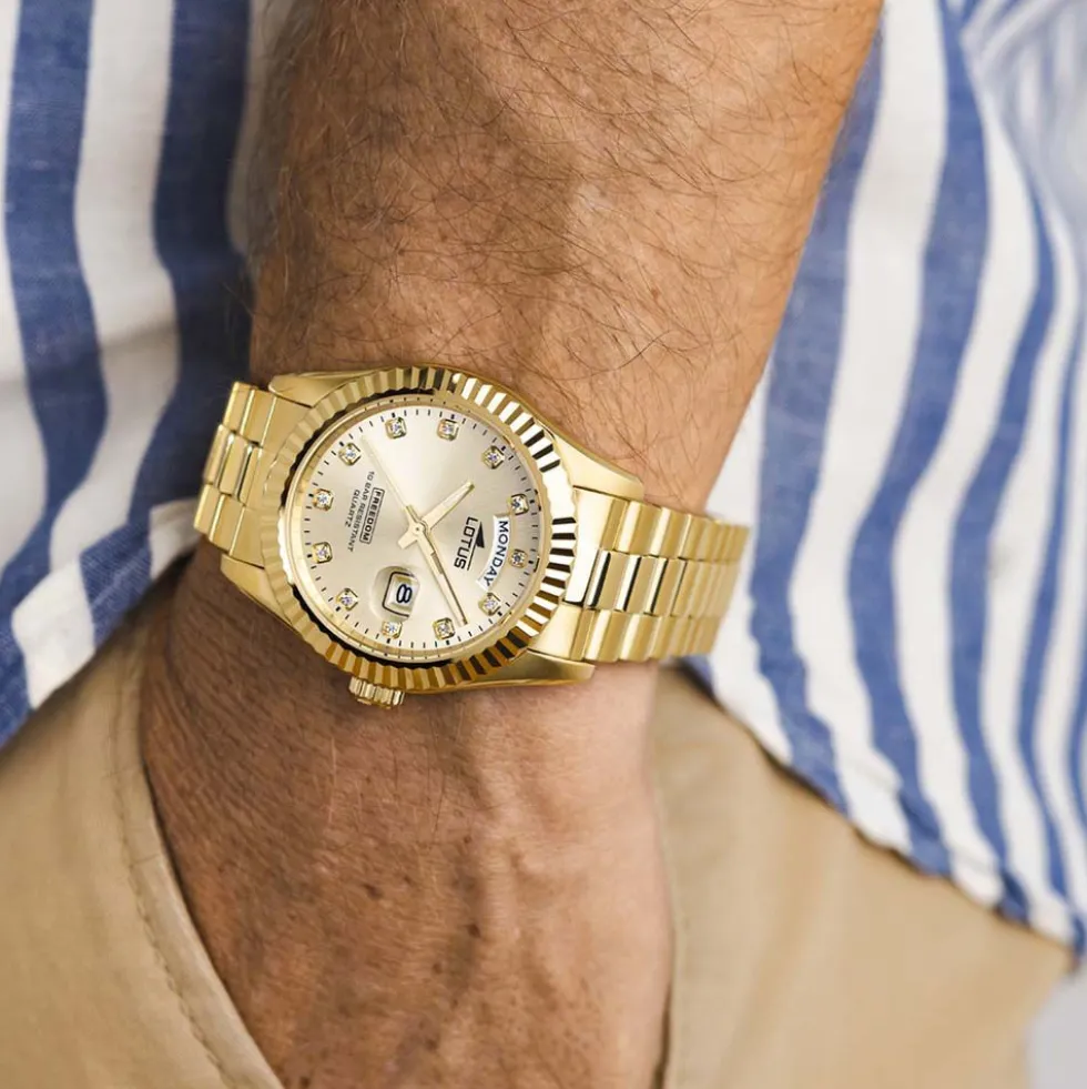 Montre Lotus Freedom Collection Doré