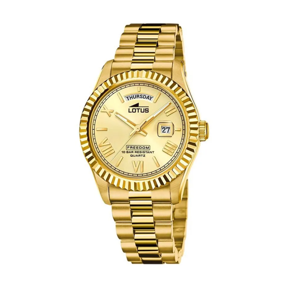 Montre Lotus Freedom Collection Doré