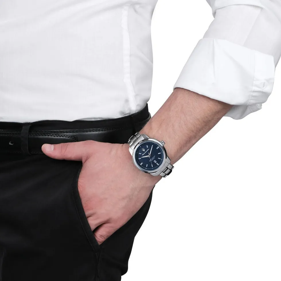 Montre Maserati Successo Bleu