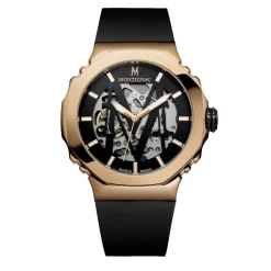 Montre Montignac Octagon Automatique Noir
