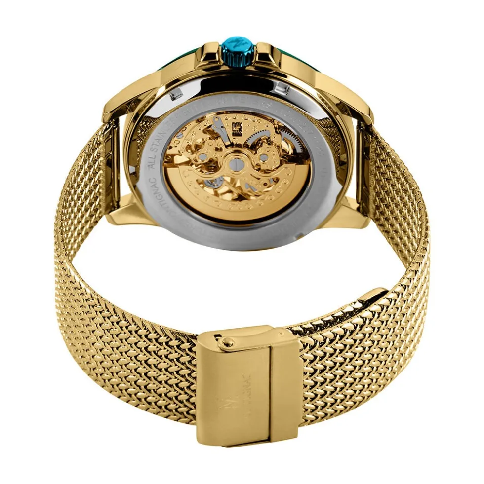 Montre Montignac Round Auto Vert