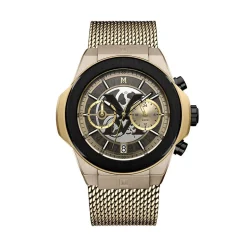 Montre Montignac Round Chrono Champagne