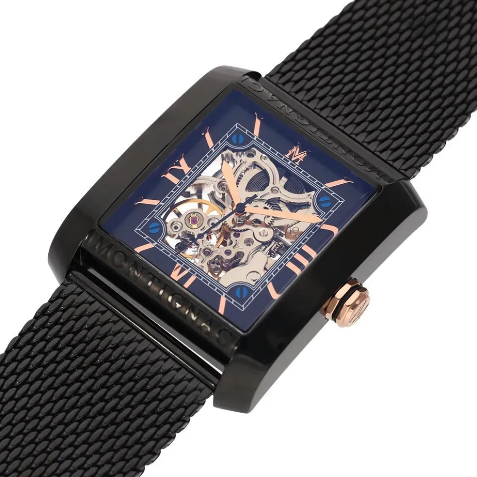 Montre Montignac Square Automatique Noir
