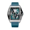 Montre Montignac Tonneau Auto Argenté