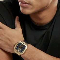Montre Montignac Tonneau Bleu