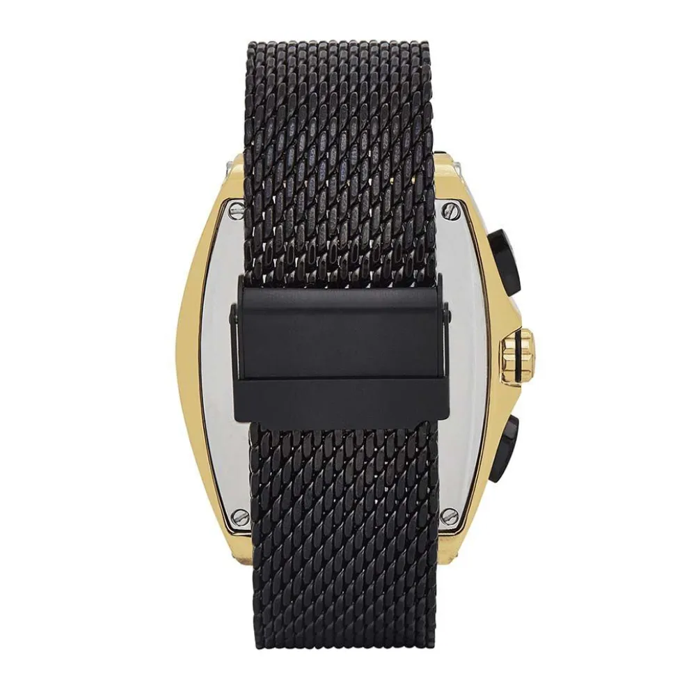 Montre Montignac Tonneau Chrono Noir