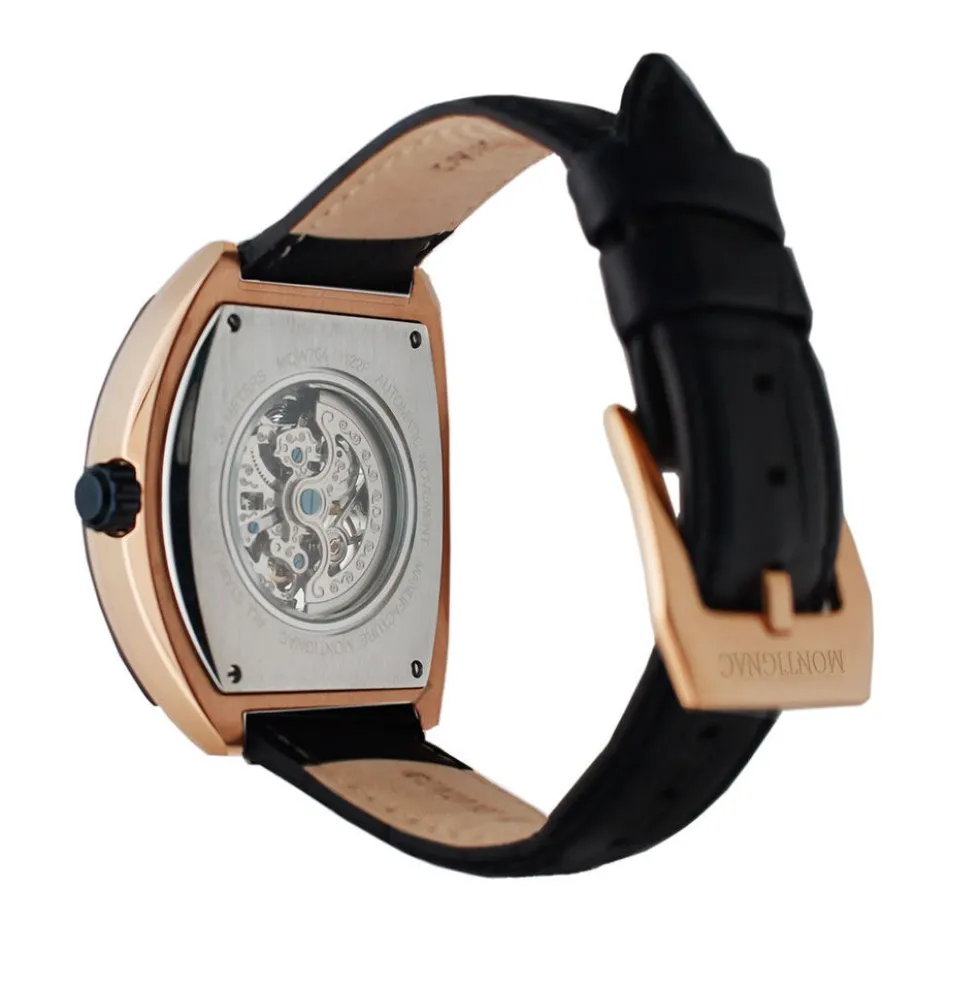 Montre Montignac Tonneau Automatiquebleu