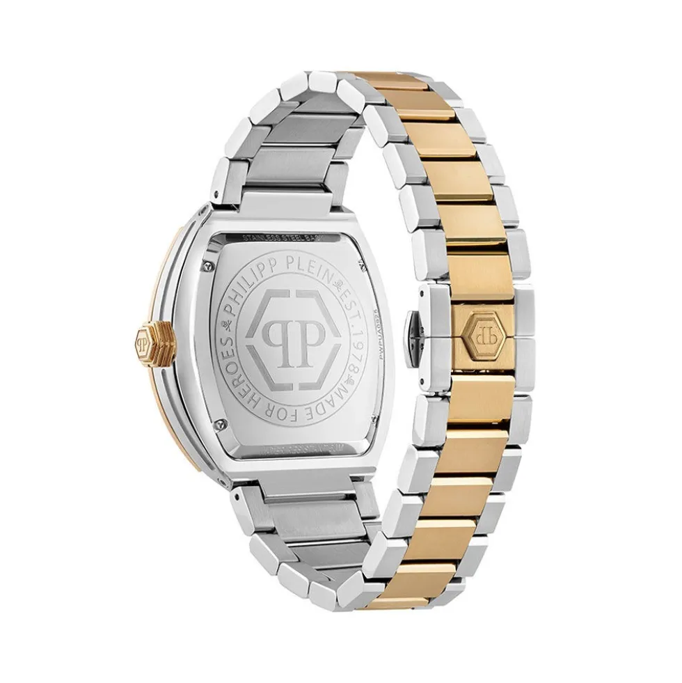 Montre Philipp Plein Hexagon Phantom Argenté