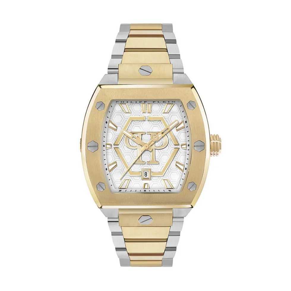 Montre Philipp Plein Hexagon Phantom Argenté