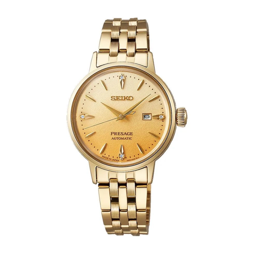 Montre Seiko Presage Cocktail Doré