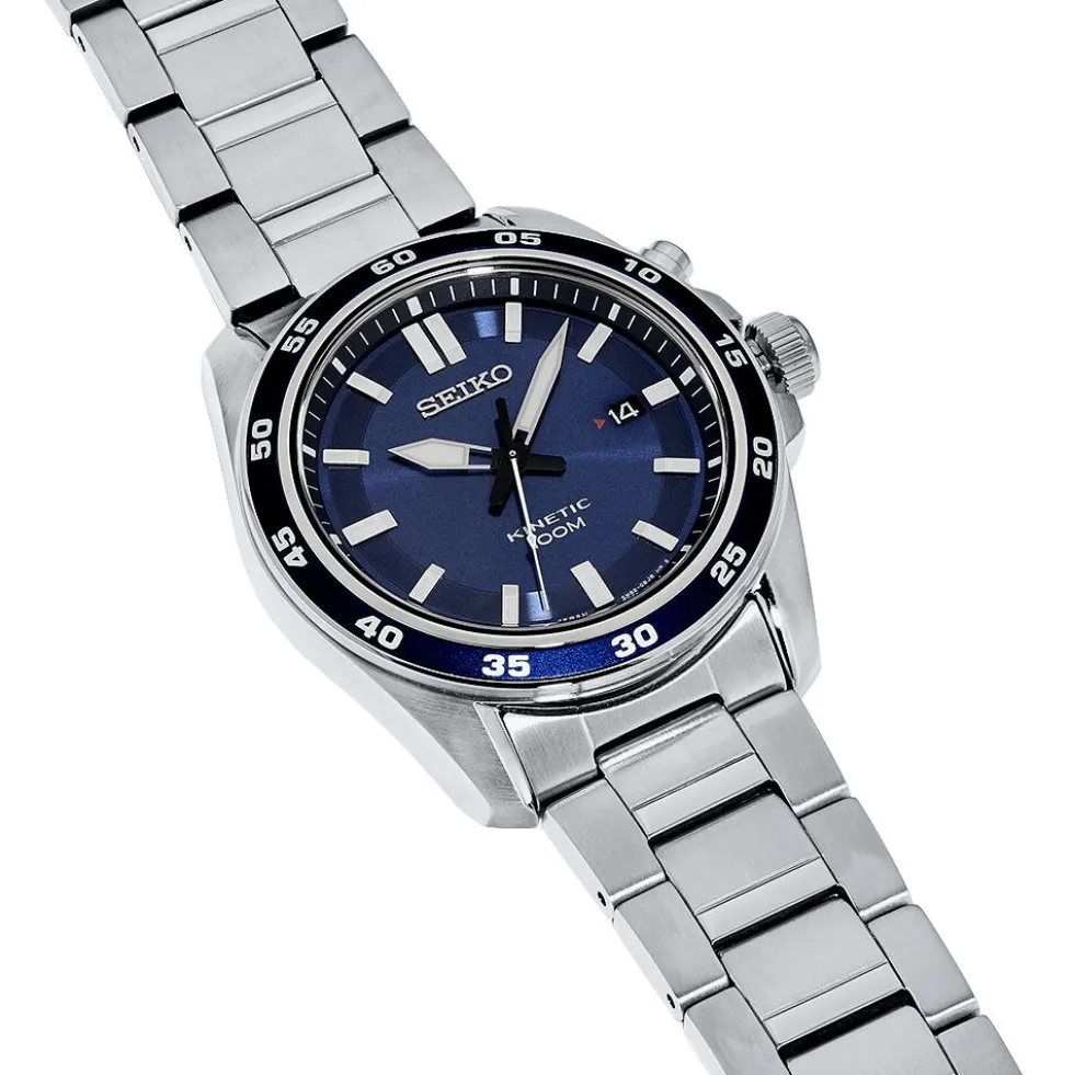 Montre Seiko Sport Kinetic Bleu
