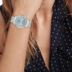 Montre Tommy Hilfiger Th85 Crystals Bleu Sky