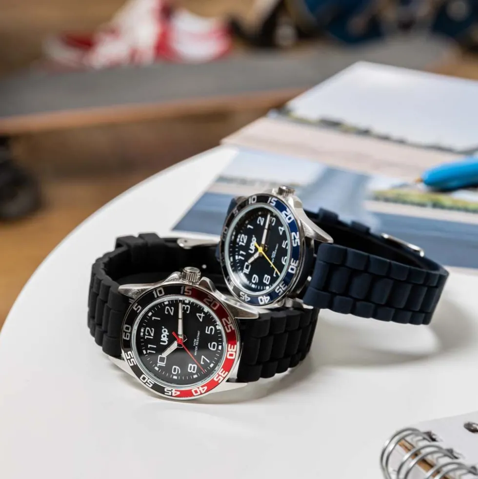 Montre Upp Axel Noir Et Rouge