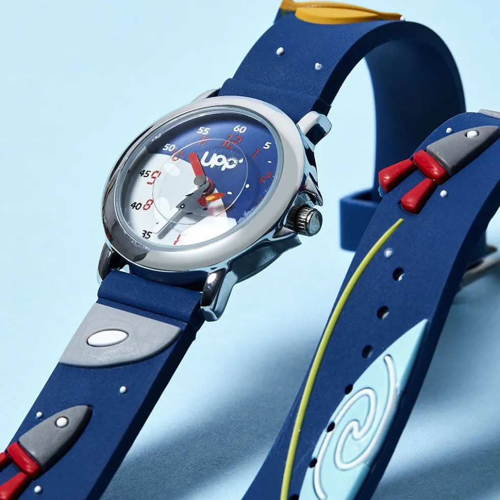 Montre Upp Fuzzy Bleu