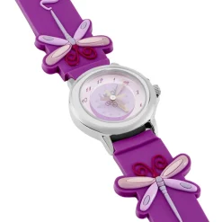 Montre Upp Libellule Violet Et Rose