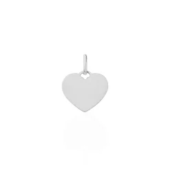 Pendentif Ange Coeur Or Blanc