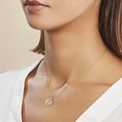Pendentif Ange Nuage Or Jaune
