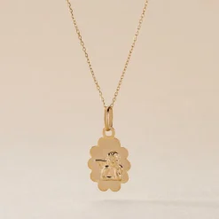 Pendentif Ange Nuage Or Jaune