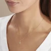Pendentif Annabel Croix Or Jaune