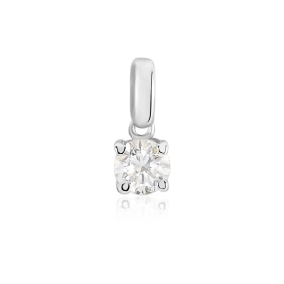 Pendentif Aphrodite Or Blanc Diamant