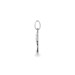 Pendentif Aysenur Argent Blanc