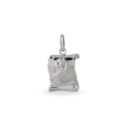 Pendentif Aysenur Argent Blanc