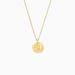 Pendentif Bergonia Zodiaque Or Jaune