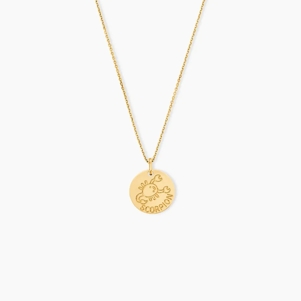Pendentif Bergonia Zodiaque Or Jaune