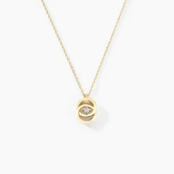 Pendentif Briitilia Or Jaune Diamant