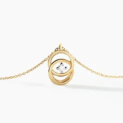 Pendentif Briitilia Or Jaune Diamant