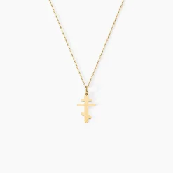 Pendentif Cobeia Orthodoxe Or Jaune