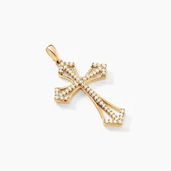 Pendentif Corneliu Or Jaune Oxyde De Zirconium