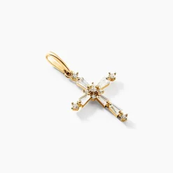 Pendentif Cystenian Or Jaune Oxyde De Zirconium