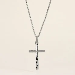 Pendentif Desilia Ciselée Argent Blanc