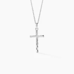 Pendentif Desilia Ciselée Argent Blanc
