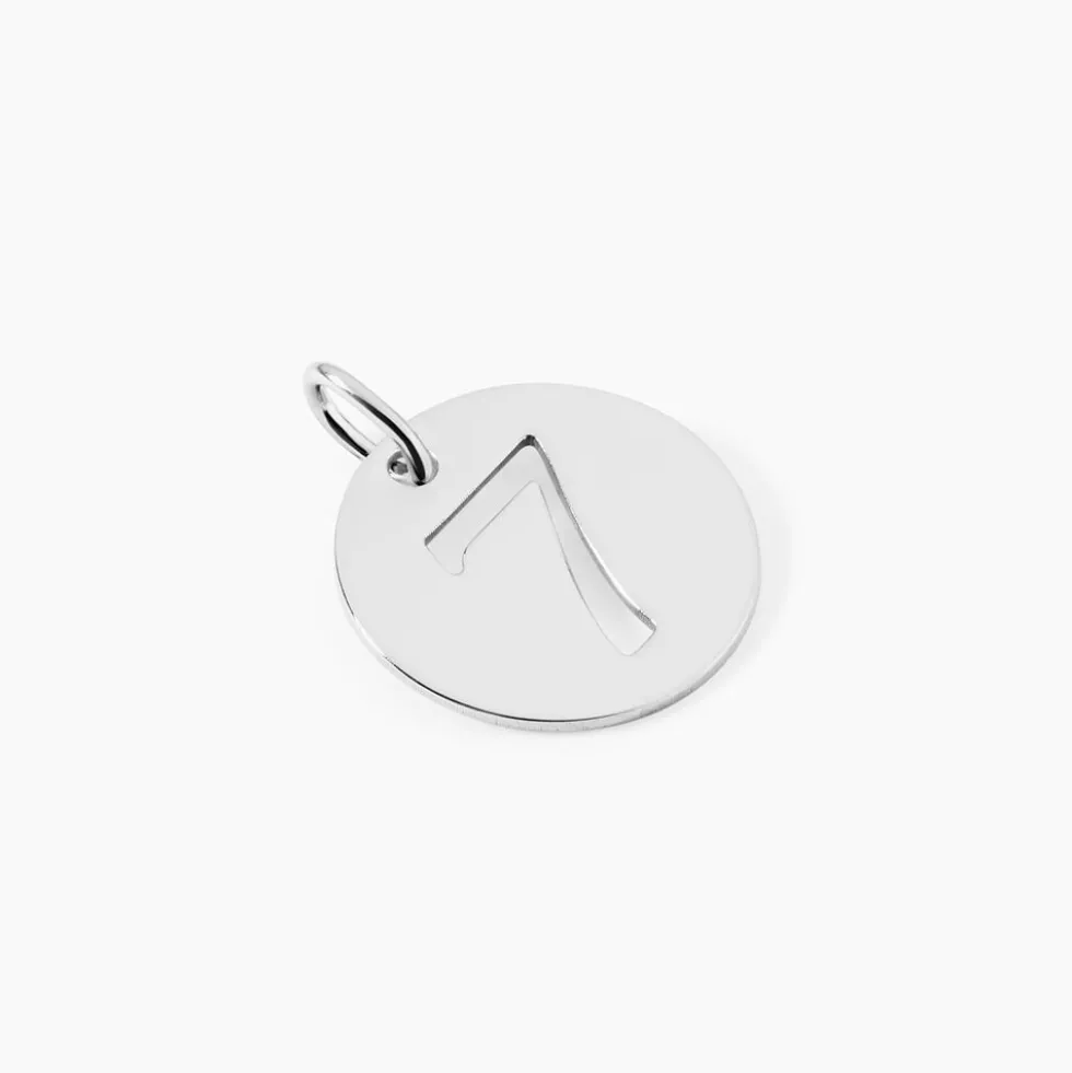 Pendentif Efiso Argent Blanc