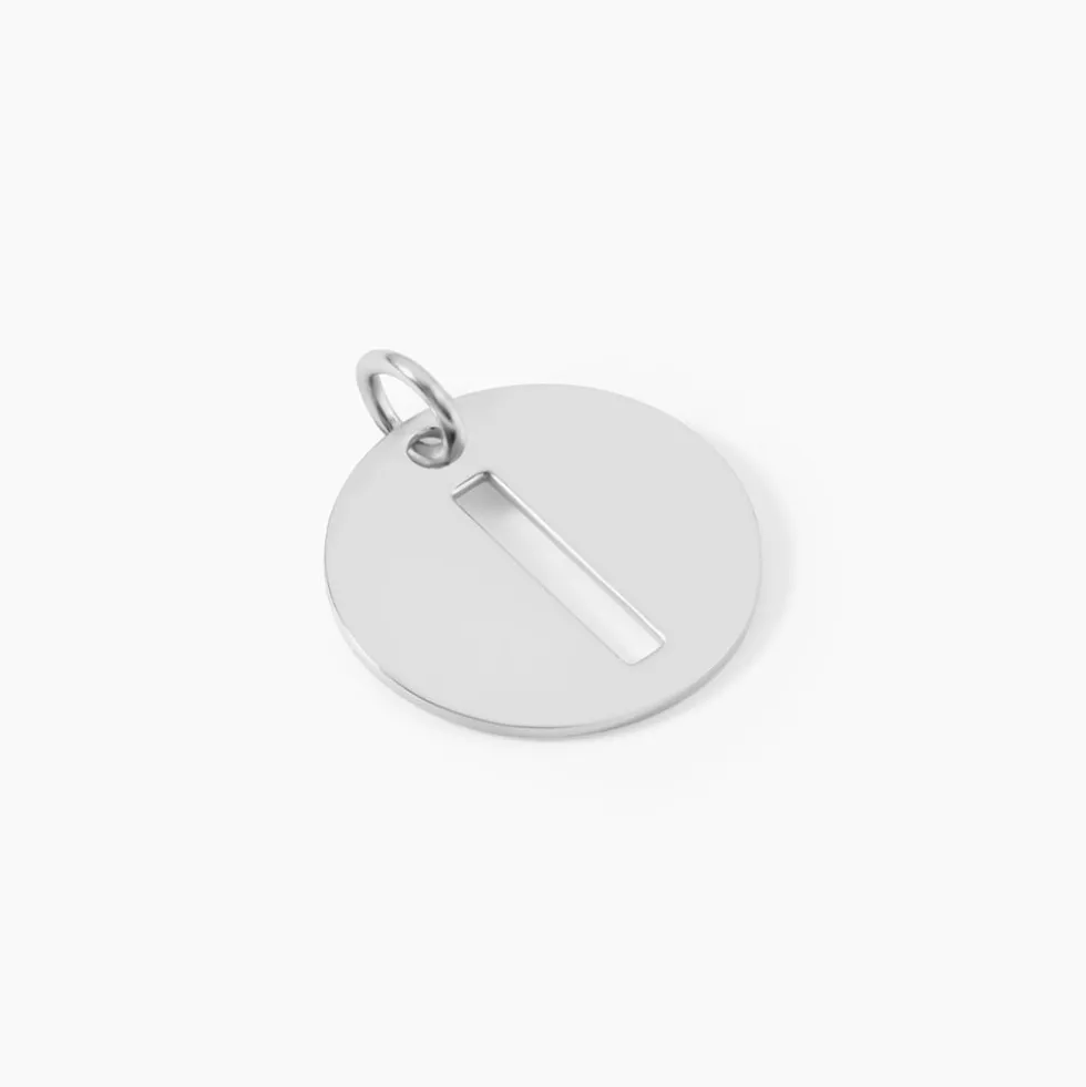 Pendentif Elio I Argent Blanc