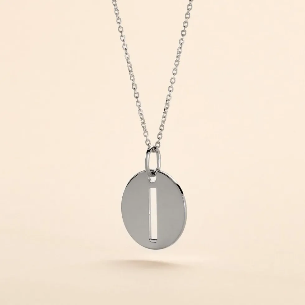 Pendentif Elio I Argent Blanc